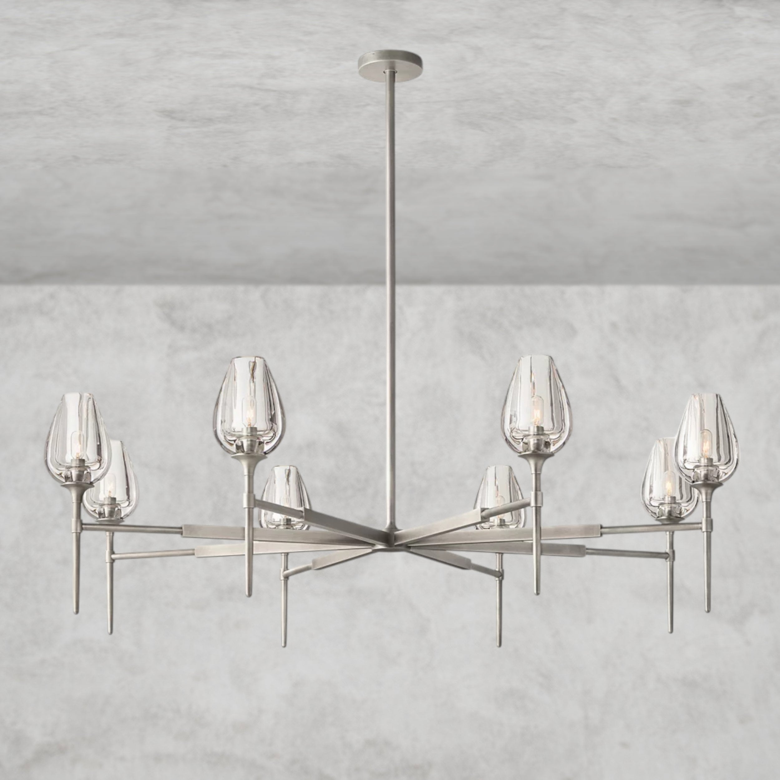 TULIP ROUND CHANDELIER 27", 42", 54"
